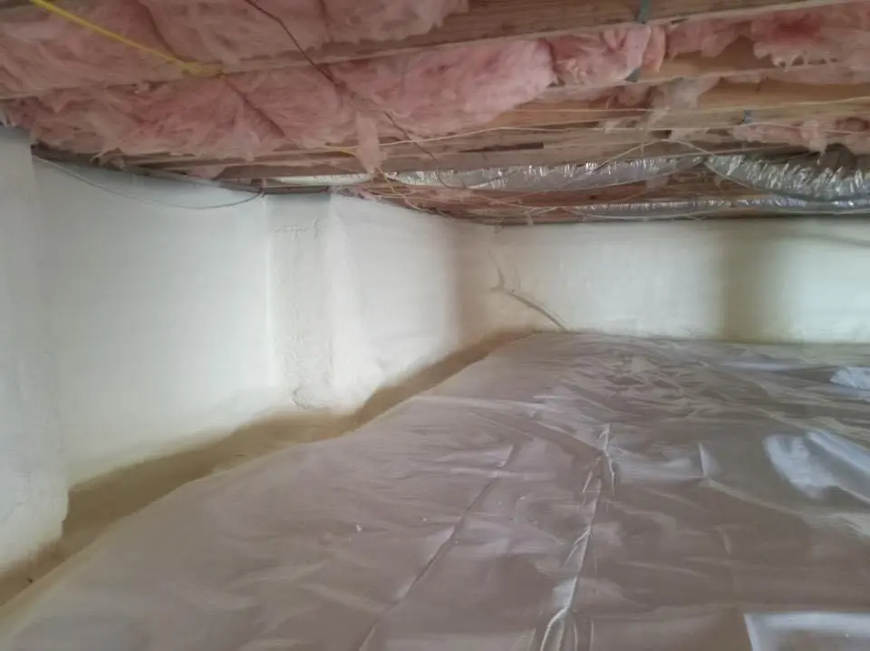 Crawl space encapsulation with closed-cell spray foam for Roof Maintenance in Lakemoor